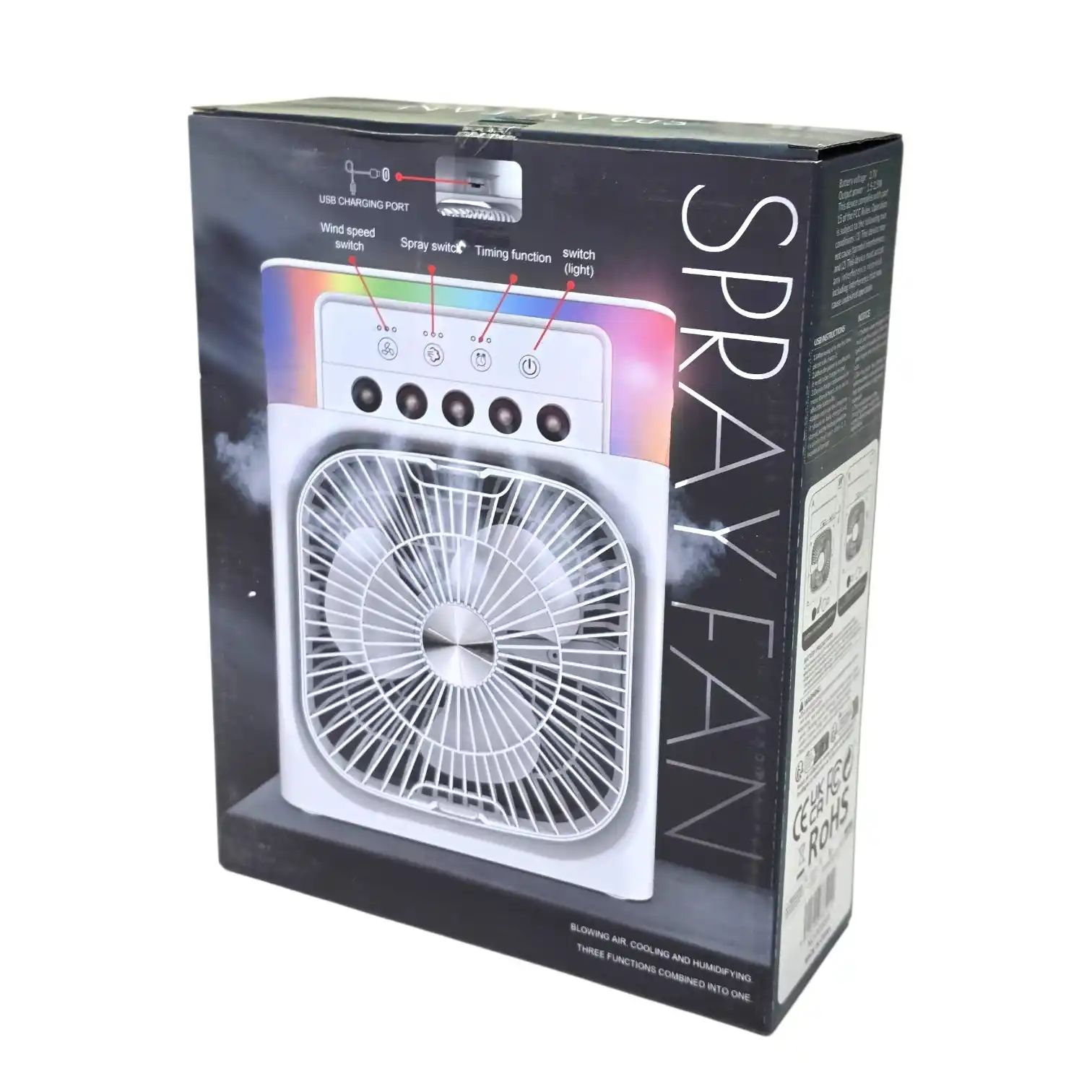 پنکه مه پاش شارژی مدل DD_5005Sprayfan