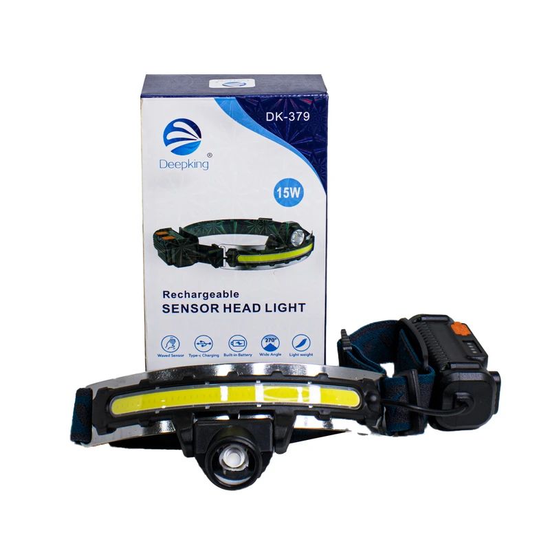چراغ پیشانی شارژی دیپکینگ مدل DK-379