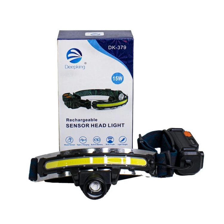 چراغ پیشانی شارژی دیپکینگ مدل DK-379